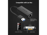 UGREEN USB 3.0 Gigabit Ethernet Adapter für PC Mac Chromebook weiss