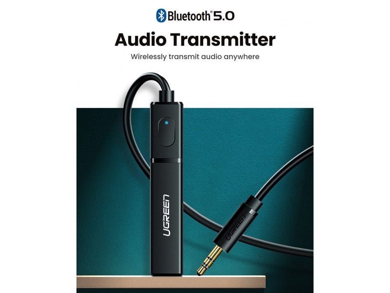 UGREEN Bluetooth 5.0 Audiosender Transmitter mit 3.5mm AUX Stecker