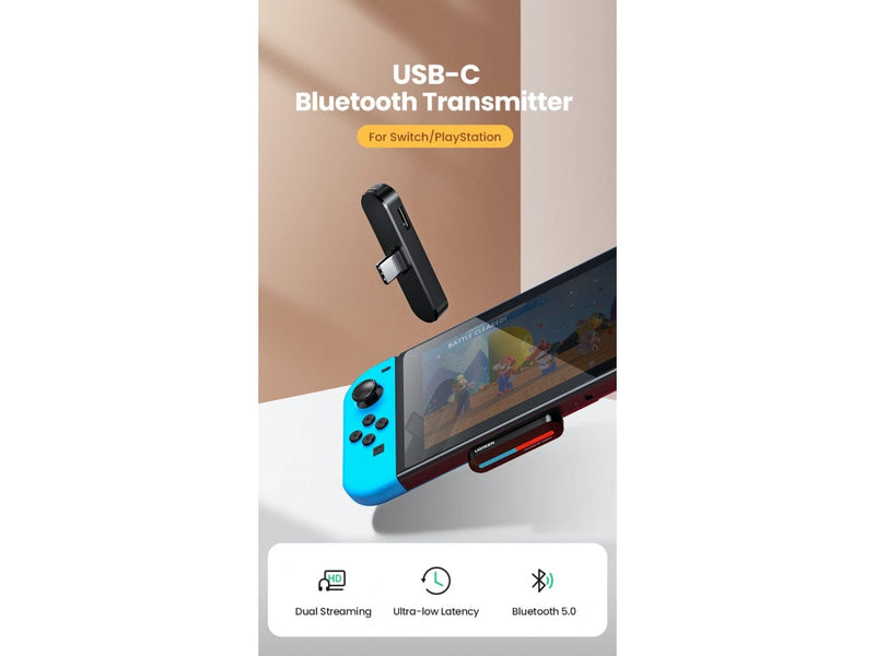UGREEN Bluetooth Transmitter für Nintendo Switch & Sony Playstation