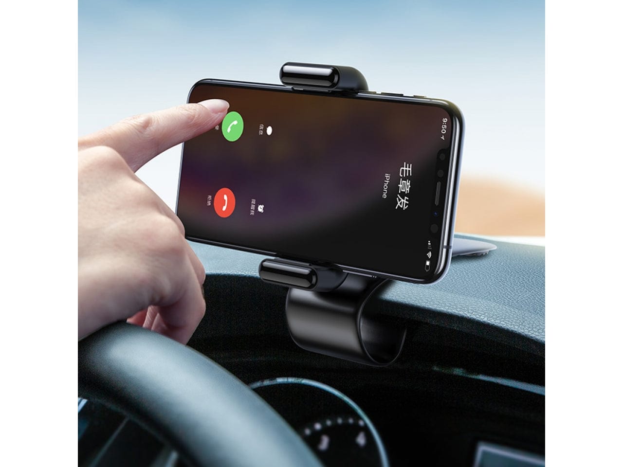 Auto Handy Halterung Clip Hook KFZ Halter Lüftungsgitter iPhone Samsung  Huawei