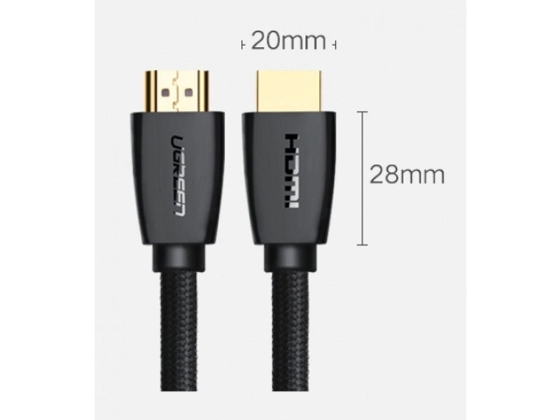 UGREEN HDMI 2.0 Kabel 4K 30AWG Nylon Premium vergoldet 1.5 Meter