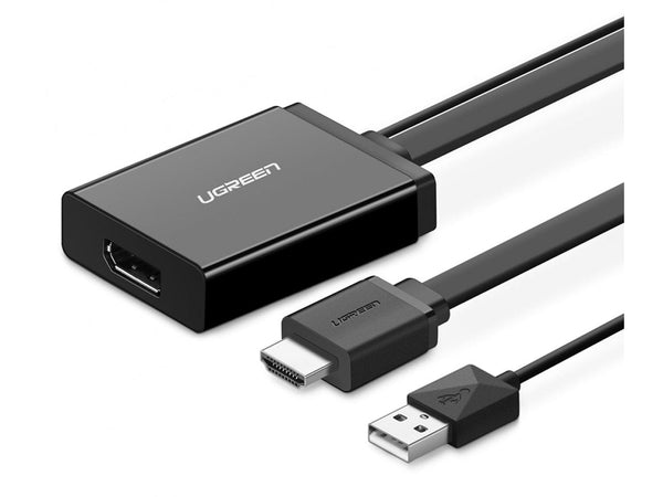 UGREEN HDMI auf DisplayPort Adapter Kabel mit Audio - schwarz