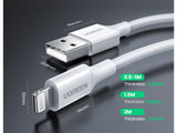 UGREEN Lightning USB Ladekabel Fast Charging MFi zertifiziert 1 Meter