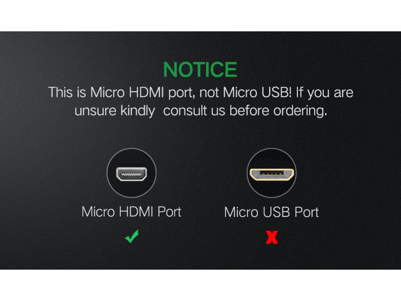 UGREEN Micro HDMI auf HDMI Kabel 1.5 Meter 19pin 4K 60Hz 2.0V gold