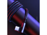UGREEN USB-C Kabel 100W QC 4.0 90-Grad L-Design Nylon Titan 1 Meter