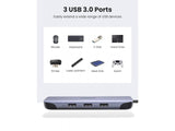 UGREEN 9-in-1 USB-C PD Hub 4K HDMI VGA Ethernet Micro SD Karte USB 3.0