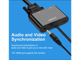 UGREEN HDMI auf HDMI / VGA Adapter mit Audio 3.5mm - schwarz