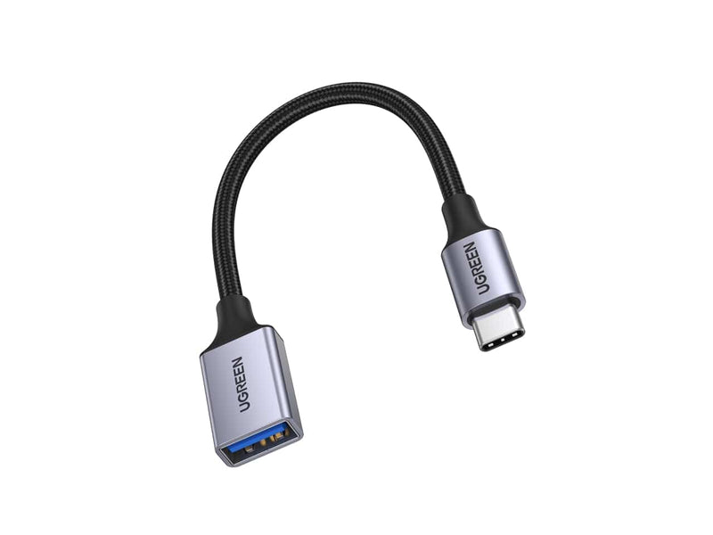 UGREEN Adapter UGREEN Kurzes USB-C auf USB 3.0 Adapter OTG Kabel Konverter 15 cm grau 70889 6957303878895