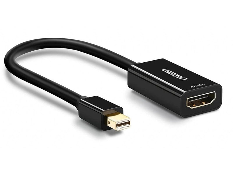 UGREEN Mini Display Port zu HDMI Adapter Konverter 4K schwarz