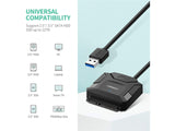 UGREEN SATA auf USB 3.0 Adapter Kabel für SATA SSD HDD mit Netzteil