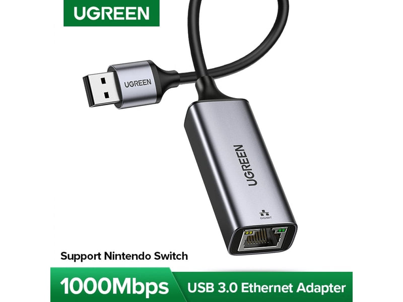 2.5G USB to Ethernet Adapter, USB 3.0 to RJ45 Ethernet Adapter, Gigabit LAN  Adapter for Nintendo Switch, Xbox 360, Laptop, Computer, Mac, Chromebook