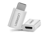 UGREEN USB-C Adapter Micro USB Buchse auf USB Typ C Stecker weiss