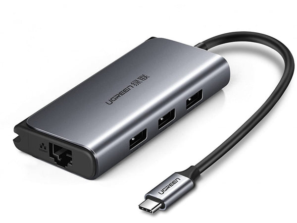 UGREEN USB-C Hub mit Gigabit Ethernet und 3x USB 3.0 & Power Delivery
