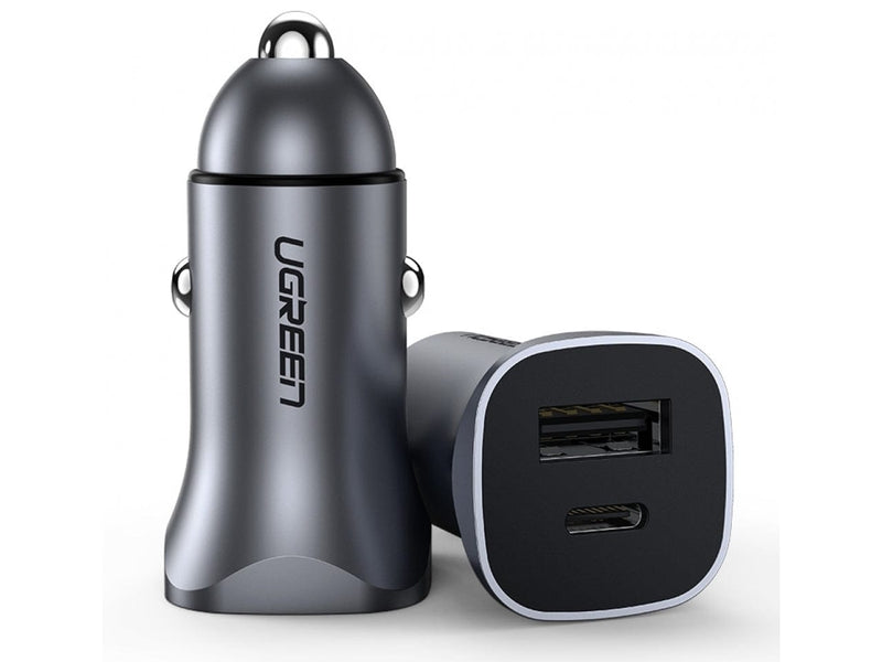 UGREEN Dual USB-C Autoladegerät mit PD Power Delivery 3.0 PD 36W