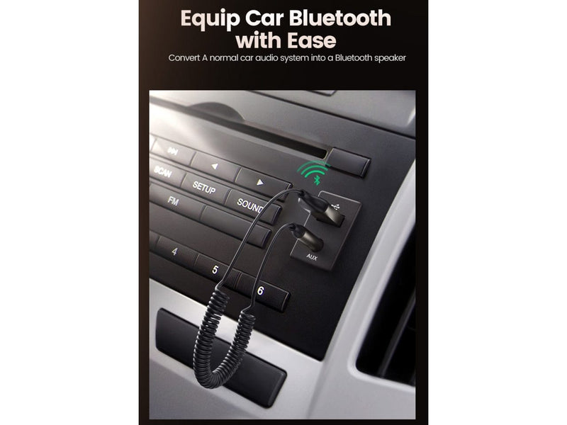UGREEN Bluetooth 5.0 Car Receiver AUX 3.5mm Audioempfänger USB Powered