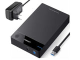 UGREEN 3.5" Externes HDD SATA Festplattengehäuse USB 3.0 mit Netzteil