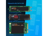 UGREEN Gehäuse für M.2 NGFF SATA SSD 6 Gbit/s USB-C 3.1 Gen2