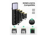 UGREEN Gehäuse UGREEN M.2 NVMe SATA SSD Case Stick 10 Gbit/s USB-C 3.1 Gen2 PCI-E 80863 6957303888634