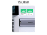 UGREEN Gehäuse UGREEN M.2 NVME SSD Enclosure Gehäuse USB-C USB-A 3.1 Gen2 Dual-Port 70532 6957303875320