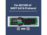 UGREEN Gehäuse UGREEN M.2 SATA SSD Enclosure Gehäuse USB-C USB-A 3.1 Gen2 Dual-Port 70533 6957303875337