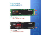 UGREEN SSD Gehäuse M.2 NGFF SATA SSD mit 5 Gbit/s USB 3.0