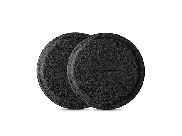 UGREEN 2x Metallplättchen mit Leder für Magnet Handyhalterung schwarz