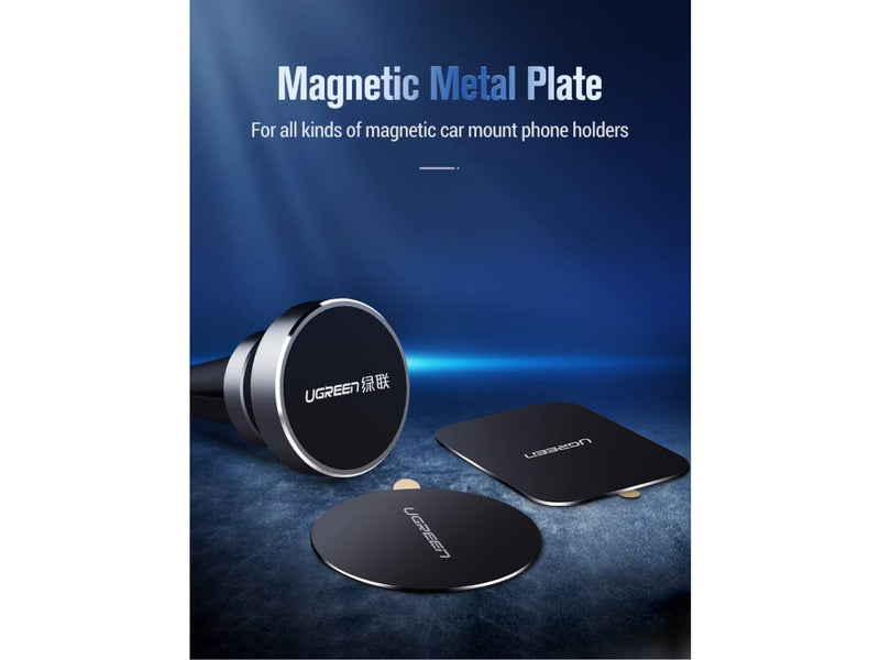UGREEN 4x Ersatz Metallplättchen für Magnetische Handyhalterung