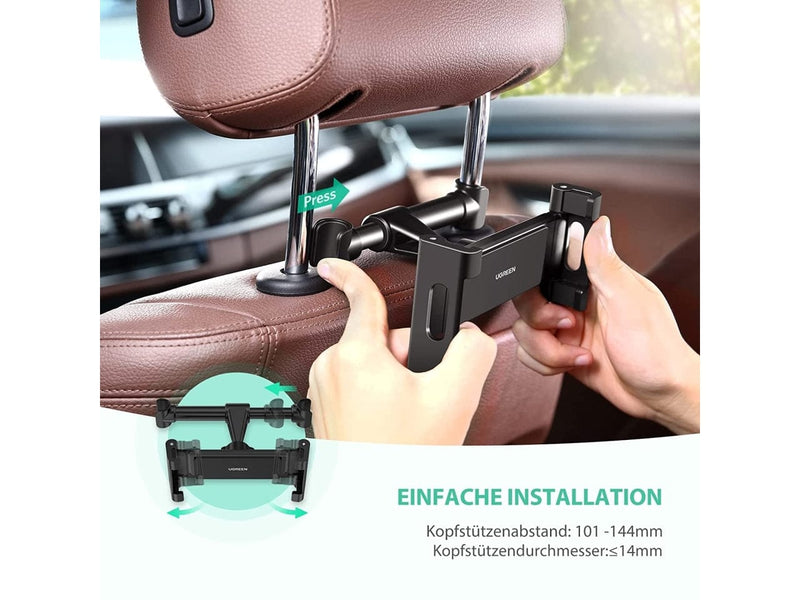 UGREEN Halterung UGREEN Car Headrest Mount Holder Auto Kopfstütze iPad Tablet Halterung 60108 6957303861088