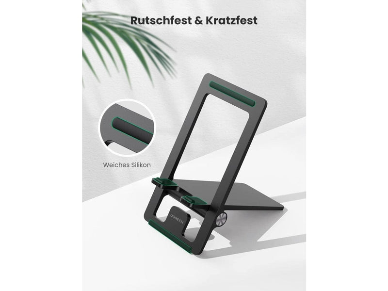 UGREEN Faltbare Smartphone Handy Tischhalterung Ständer schwarz