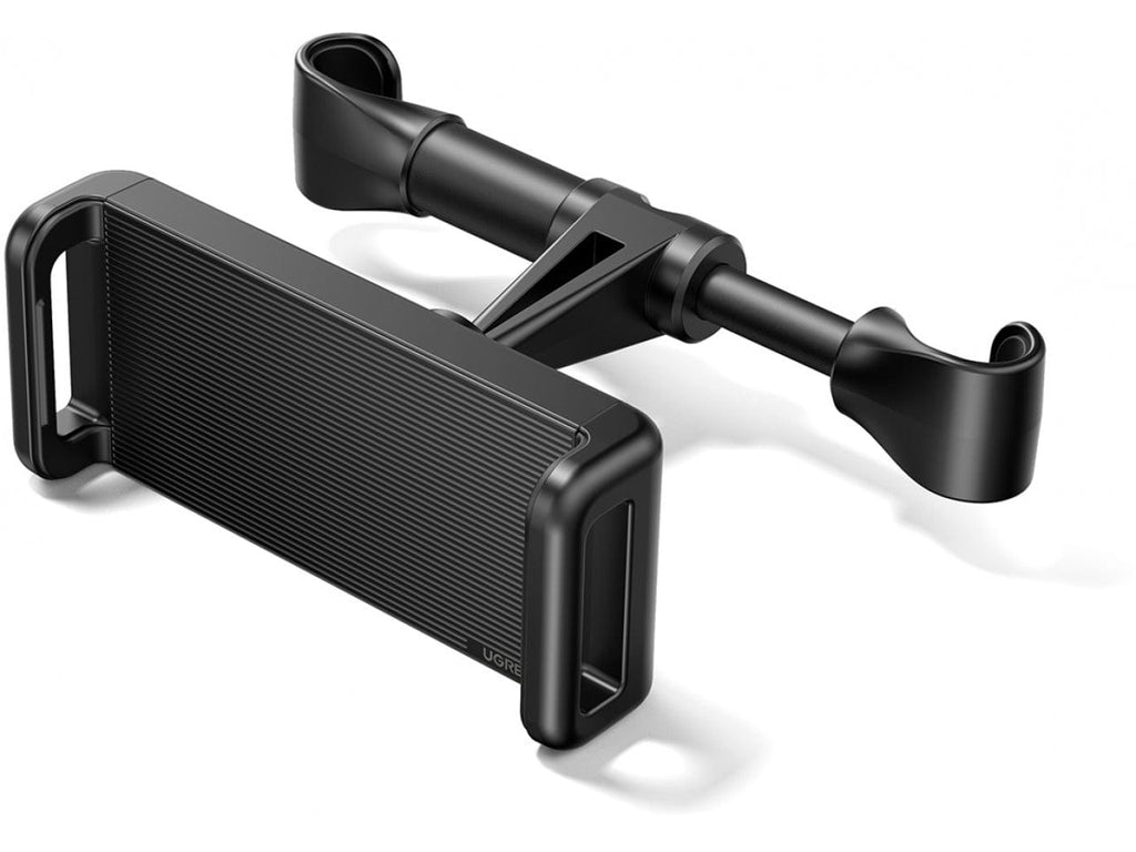 Alogy Kopfstütze Autohalterung für Handy/Tablet Schwarz 3in1 Kabel
