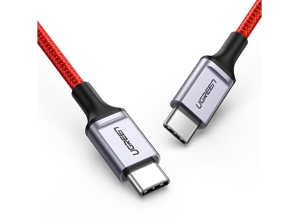UGREEN Kabel UGREEN 60W USB-C Power Delivery Ladekabel QC 4.0 20V 3A 1 Meter rot 60186 6957303861866