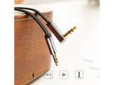 UGREEN Audio AUX 3.5mm Kopfhörer Flachband Kabel abgewinkelt 3m