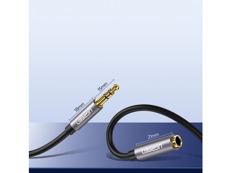 UGREEN Audio AUX Klinken 3.5mm Kopfhörer Verlängerungskabel 2m 3-polig