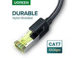UGREEN Ethernet Kabel Cat7 F/FTP 10-Gbit RJ45 Nylon Braid Copper 0.5m