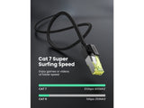 UGREEN Ethernet Kabel Cat7 F/FTP 10-Gbit RJ45 Nylon Braid Copper 0.5m