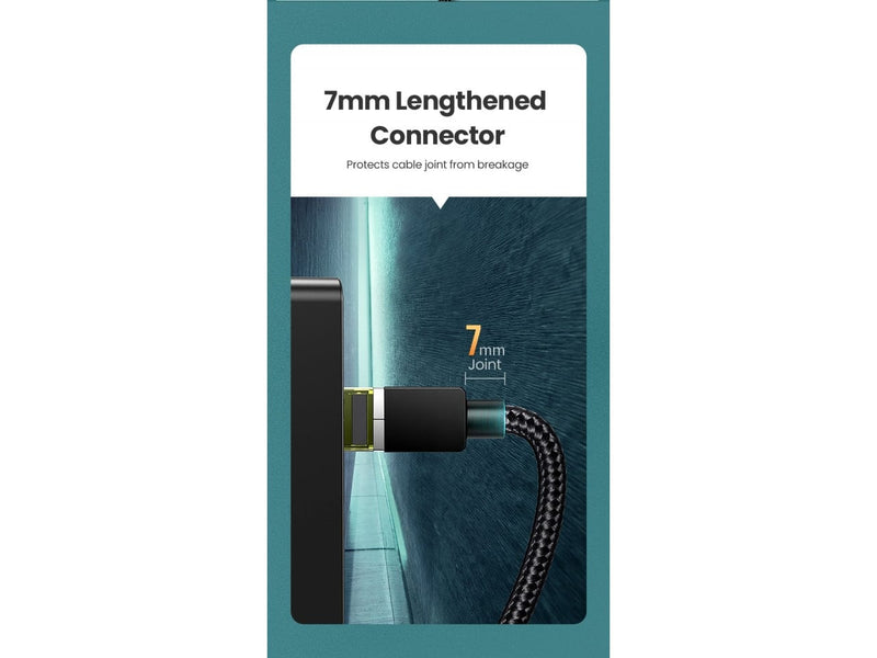 UGREEN Ethernet Kabel Cat7 F/FTP 10-Gbit RJ45 Nylon Braid Copper 1.5m