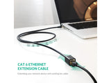 UGREEN Ethernet Netzwerk Verlängerungskabel RJ45 CAT6 1 Gbit/s - 1m