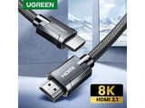UGREEN HDMI 2.1 Kabel 8K 4K 120 Hz 48Gbps Nylon Premium 1.5 Meter grau
