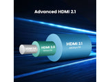 UGREEN HDMI 2.1 Kabel 8K 4K 120 Hz 48Gbps Nylon Premium 2 Meter grau