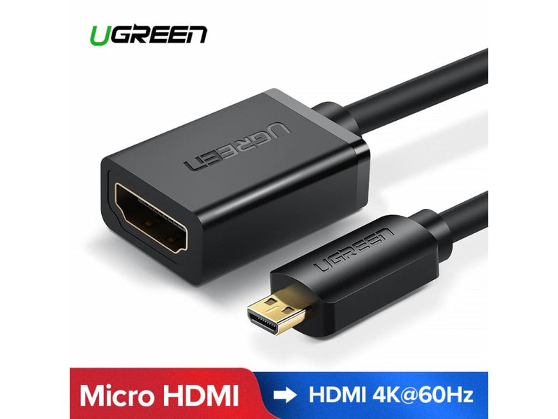 UGREEN Kurzes Micro HDMI auf HDMI Adapter Kabel 20 cm