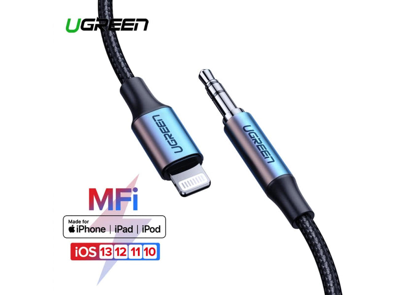 UGREEN Lightning auf 3.5mm Kopfhörer AUX Kabel Apple MFI zertifiziert