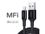 UGREEN Lightning USB Kabel Fast Charging MFi zertifiziert 2m schwarz