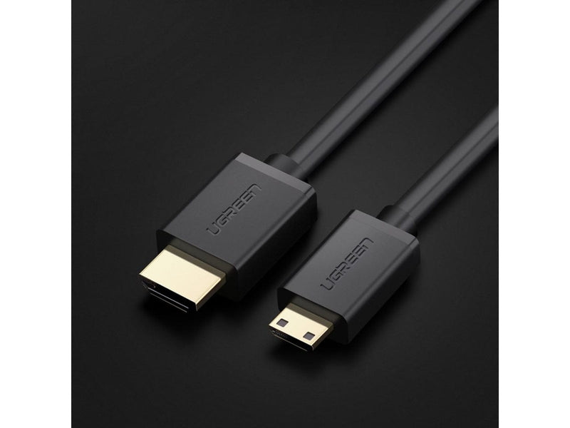 UGREEN Mini HDMI auf HDMI Kabel 1.5 Meter 19pin 4K 60Hz 2.0V gold
