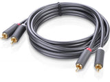 UGREEN Premium Cinch RCA auf Cinch RCA Kabel extra lang 5 Meter
