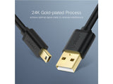 UGREEN USB 2.0 USB auf Mini USB Kabel 3 Meter