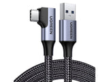 UGREEN Kabel UGREEN USB-C 3.1 auf USB 3.0 5 Gbps Daten & Ladekabel L-Design 1m 20299 6957303822997