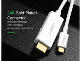 UGREEN Kabel UGREEN USB-C auf HDMI 4K 1080p Monitor Kabel 1.5m weiss 30841 6957303838417
