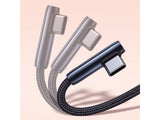 UGREEN USB-C Huawei SuperCharge Ladekabel 40W Nylon L-Design 0.5 Meter