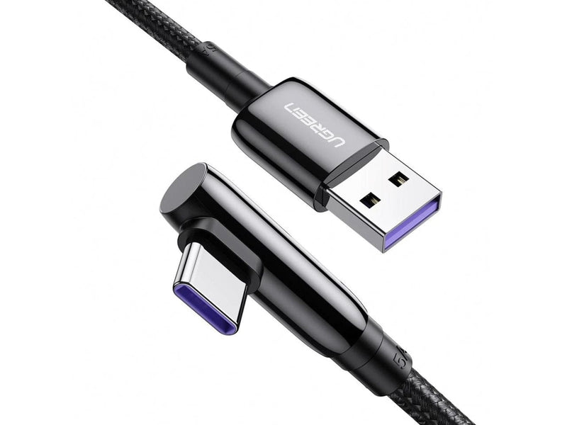 UGREEN USB-C Huawei SuperCharge Ladekabel 40W Nylon L-Design 1 Meter