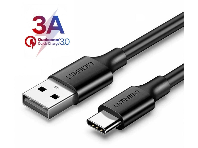 UGREEN USB-C Lade Kabel 3A QC3.0 - 1.5 Meter schwarz